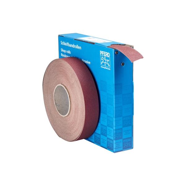 Pferd 1-1/2" Shop Roll - Resin/Resin Heavy Duty - 50 Yard Roll - Aluminum Oxide - 100 Grit 47168 - main